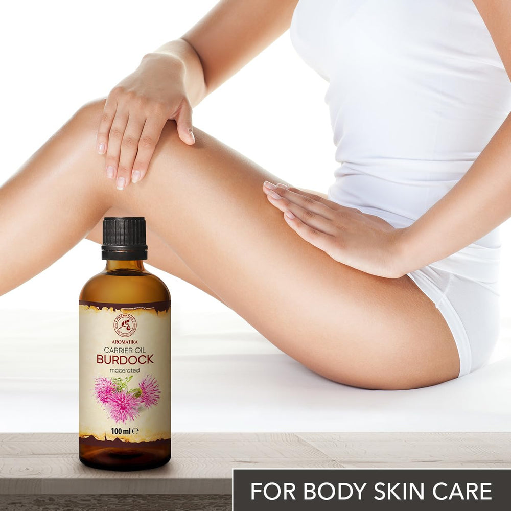 AROMATIKA Aceite de bardana como base para mezclas de aceites.
