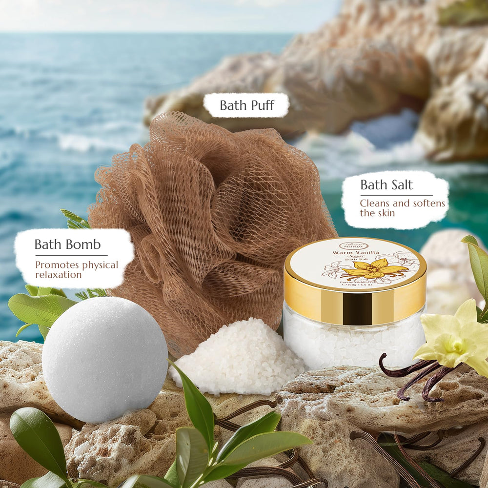 ArioseMonde bain-mousse-vanille-chaleur: enveloppement sensoriel cocooning.