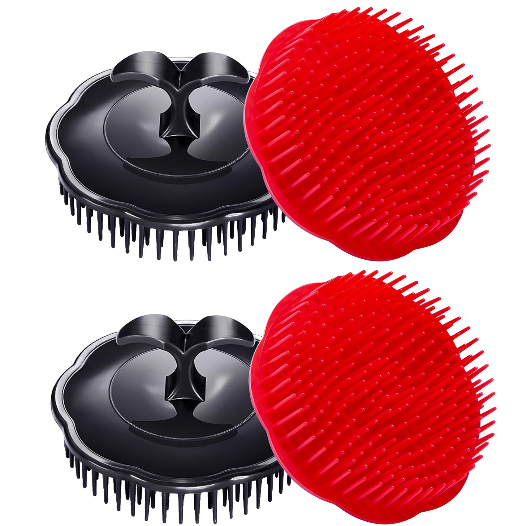Cepillo Aroveea para cuero cabelludo y caspa, limpieza suave que cuida el cabello.