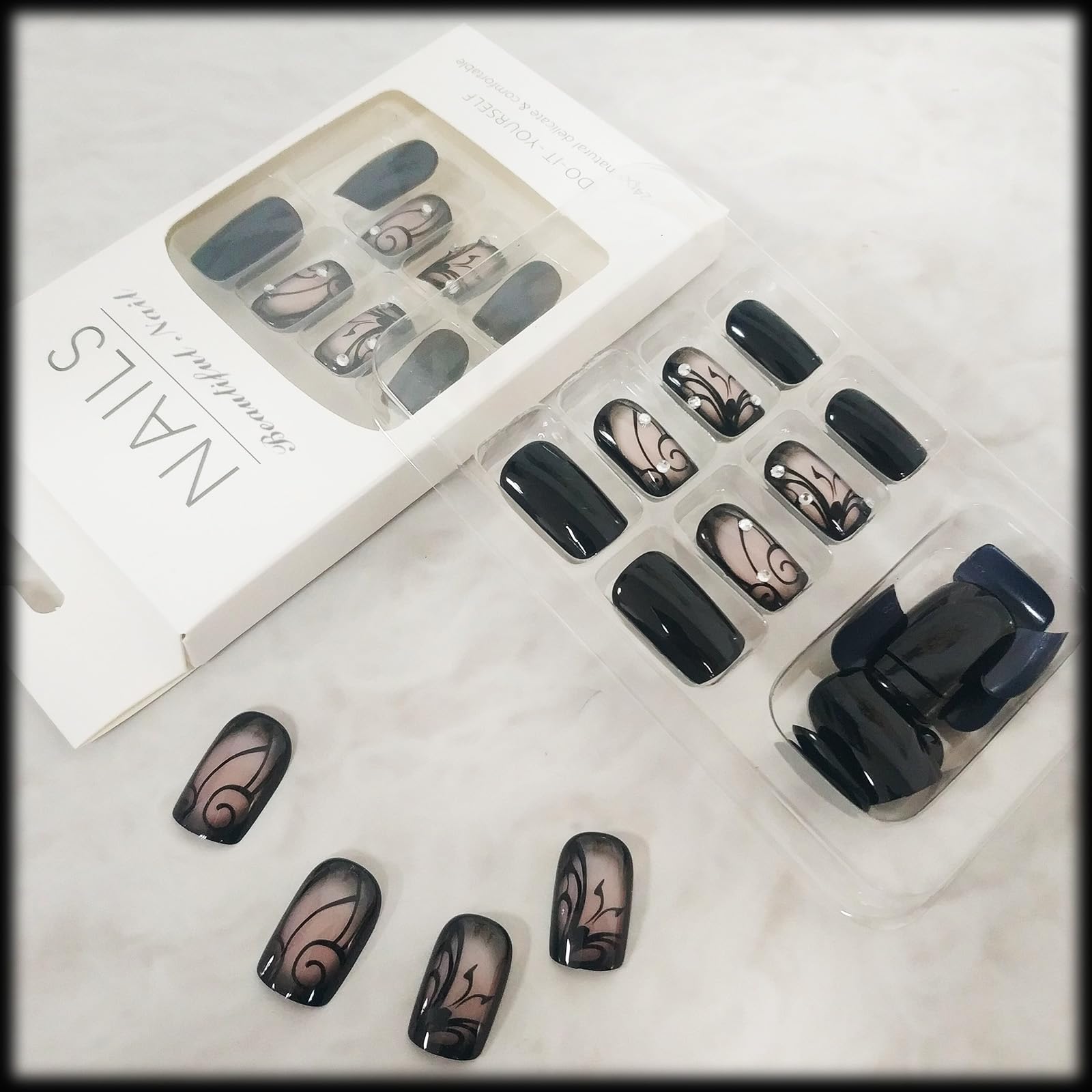 AROVFAM lima de uñas mini para un acabado perfecto