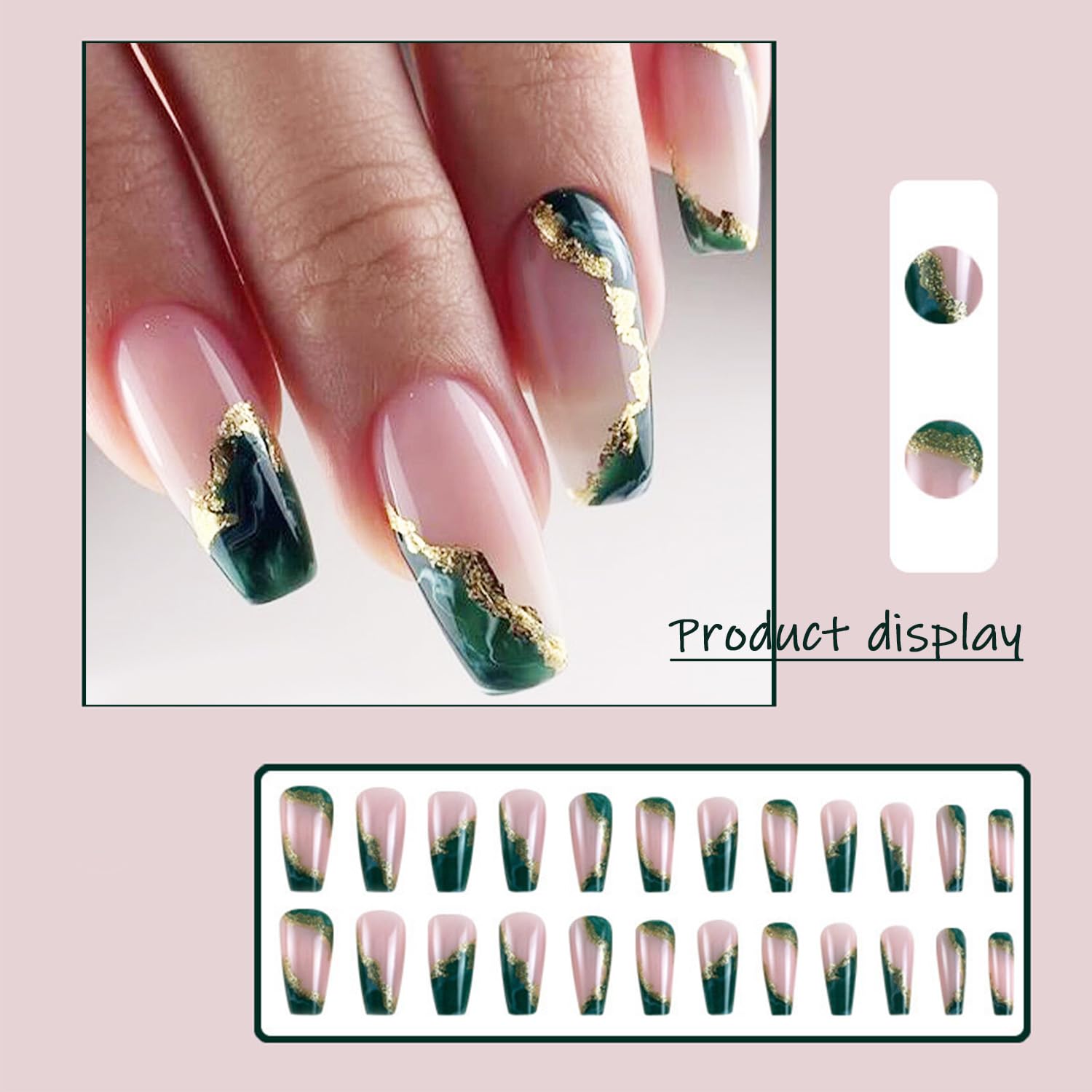 Uñas AROVFAM acrílicas reutilizables para múltiples usos