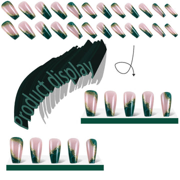 Uñas AROVFAM forma coffin para estilo moderno y cómodo