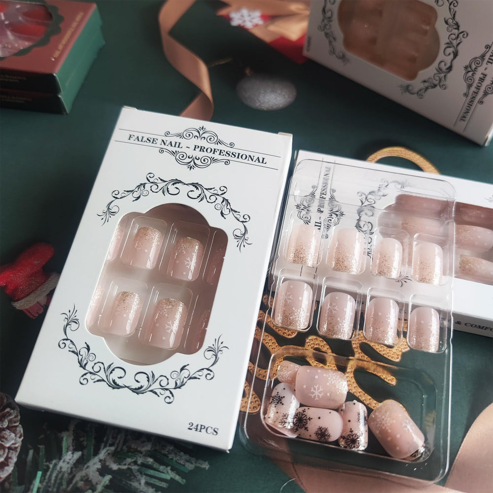 AROVFAM Uñas Blanco Brillo, acabado esmaltado realza cualquier conjunto