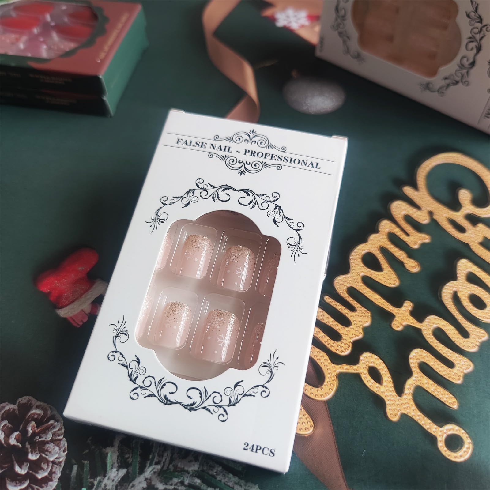AROVFAM Uñas Regalo Navidad Ideal, regalo elegante para amigas y seres queridos
