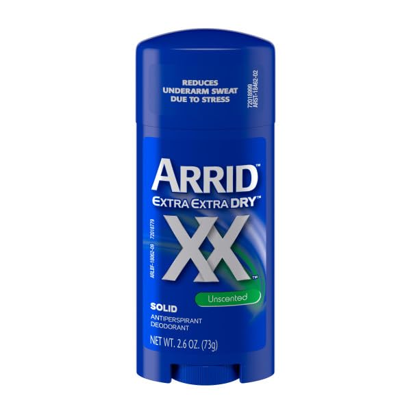 Application facile du bâtonnet Arrid XX pour une sensation sèche longue durée.