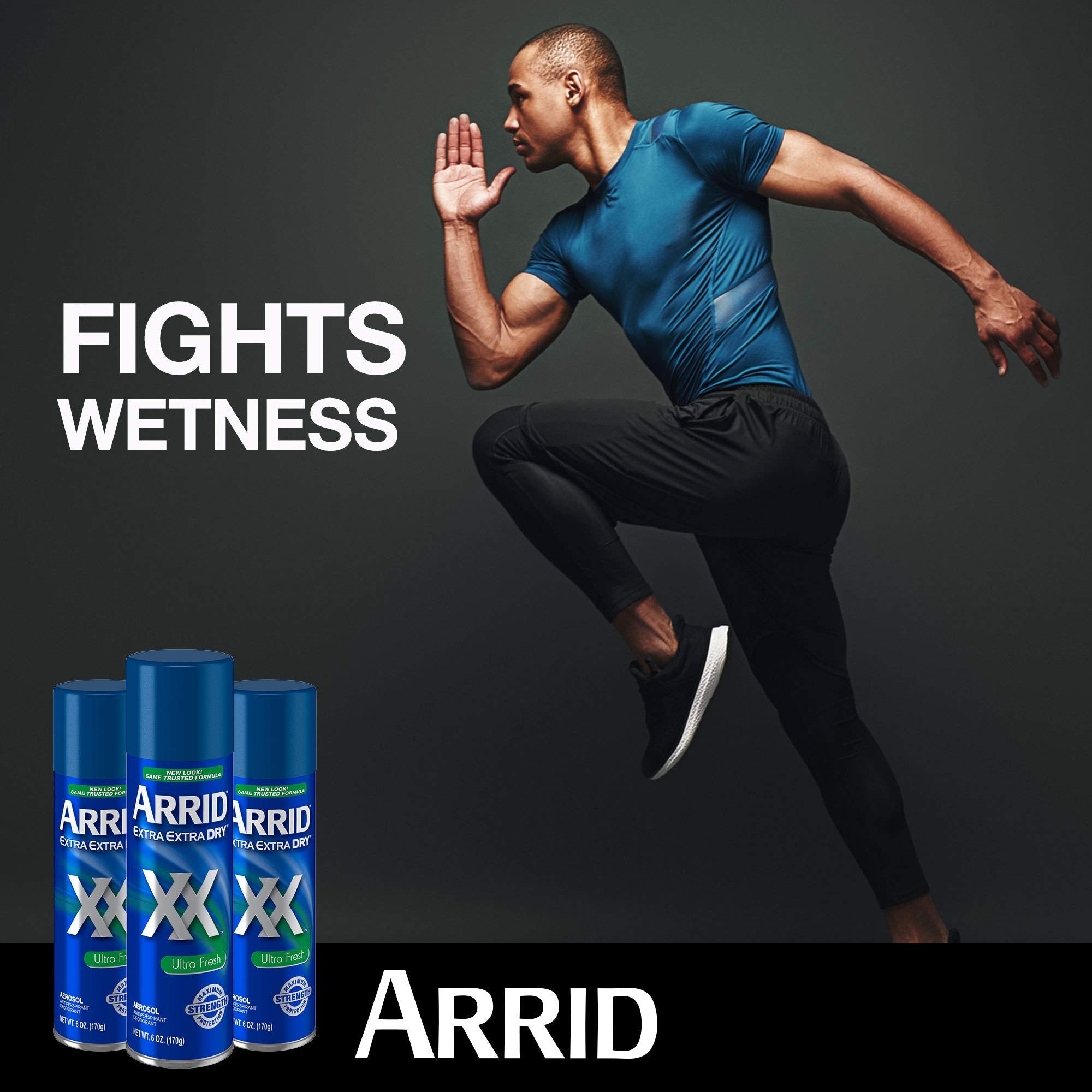 Arrid XX Dry Ultra Fresh aplicación-rapida brinda sensación seca al aplicar