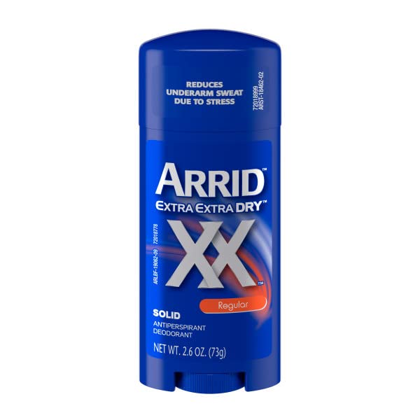Arrid XX Extra Extra Dry baton application rituel pour une sensation sèche et agréable.