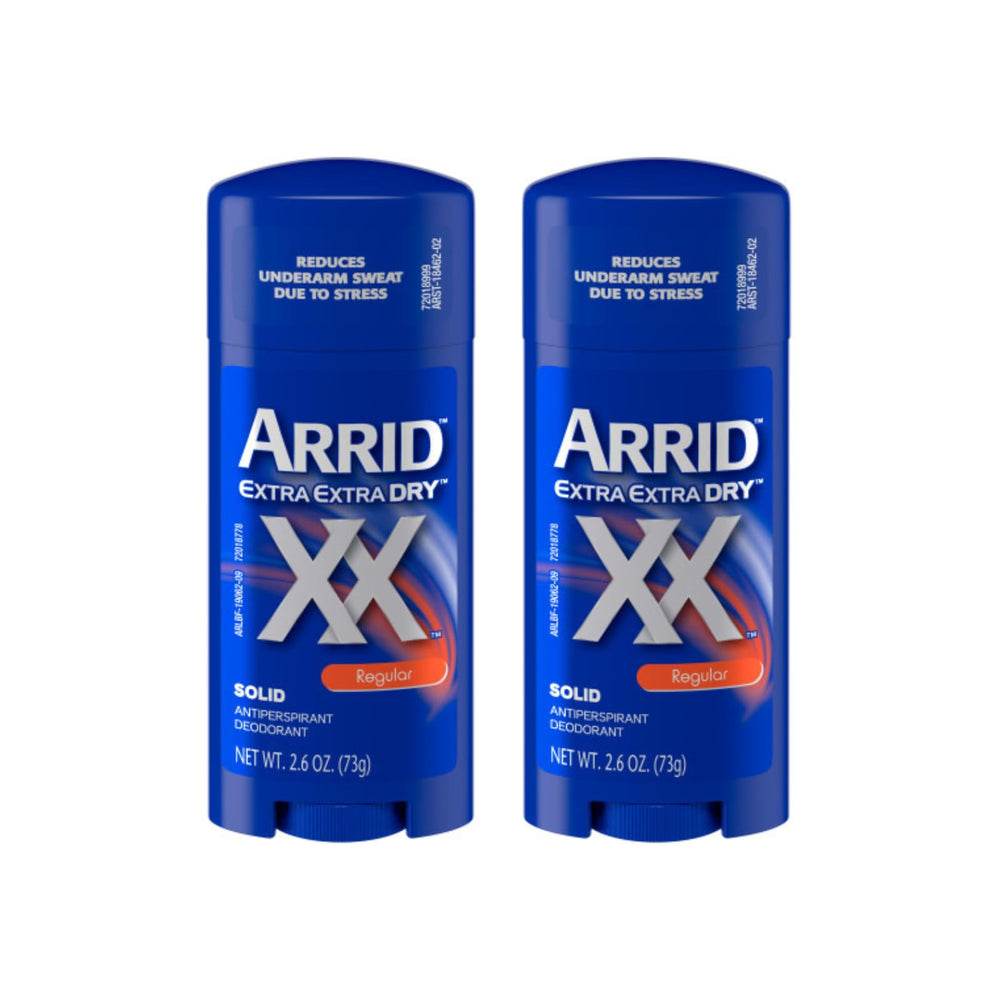 Arrid XX Extra Extra Dry, botella en vertido para protección duradera.