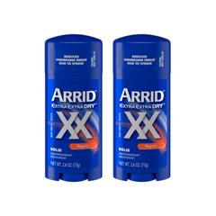 Arrid XX Extra Extra Dry, botella en vertido para protección duradera.