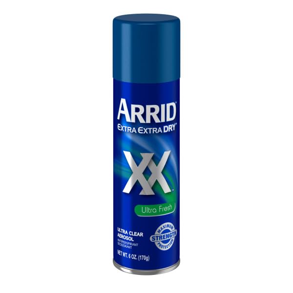 Pack de cuatro desodorantes Arrid XX Ultra Claro en estuche.