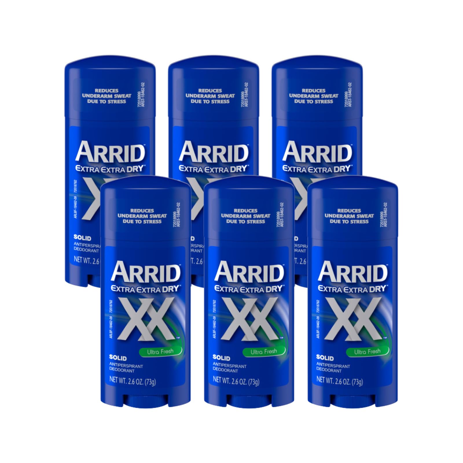 Arrid XX déodorant en stick Ultra Frais, barre principale offrant fraîcheur durable