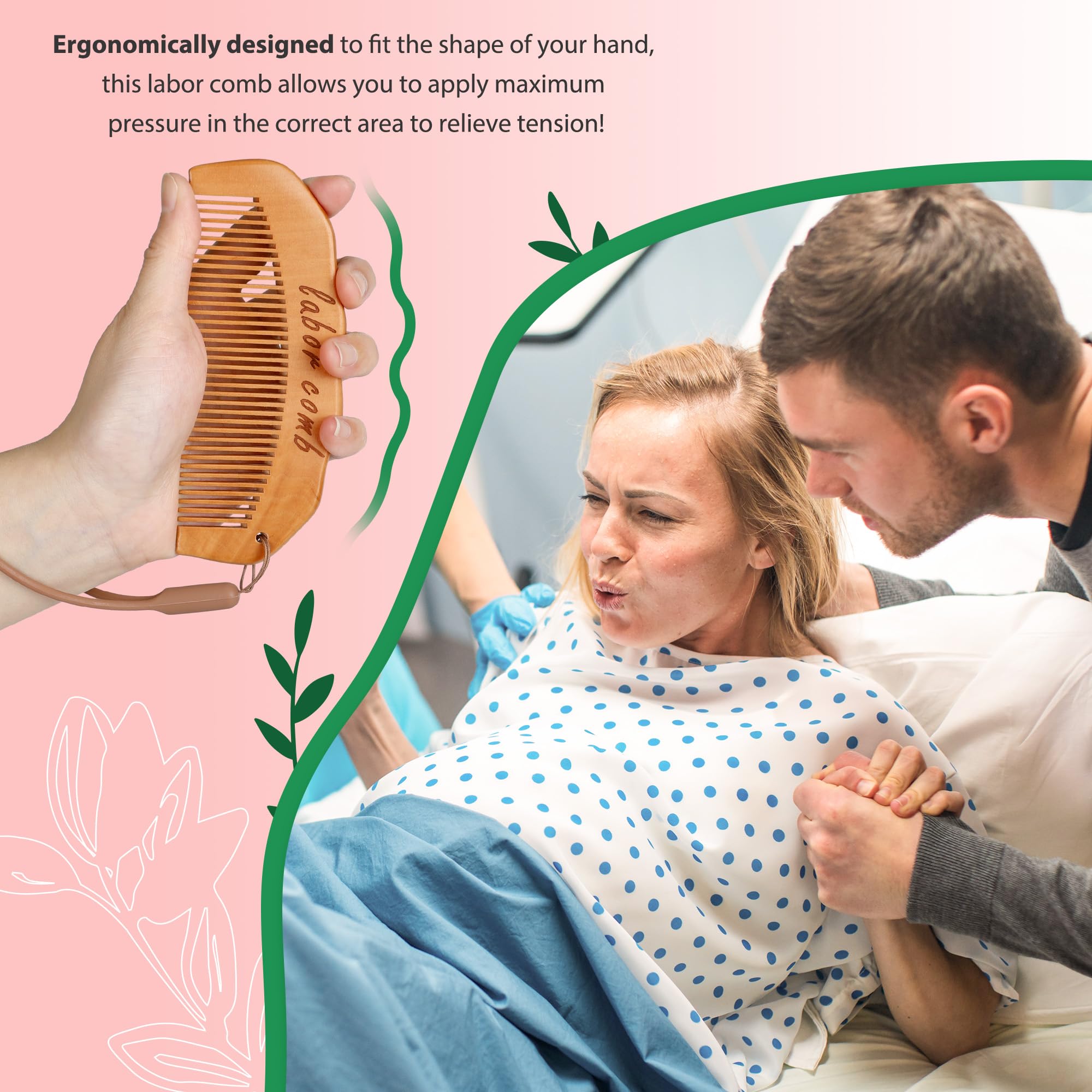 Arrozon Peine Ergonomía Madera: agarre cómodo y seguro en la mano