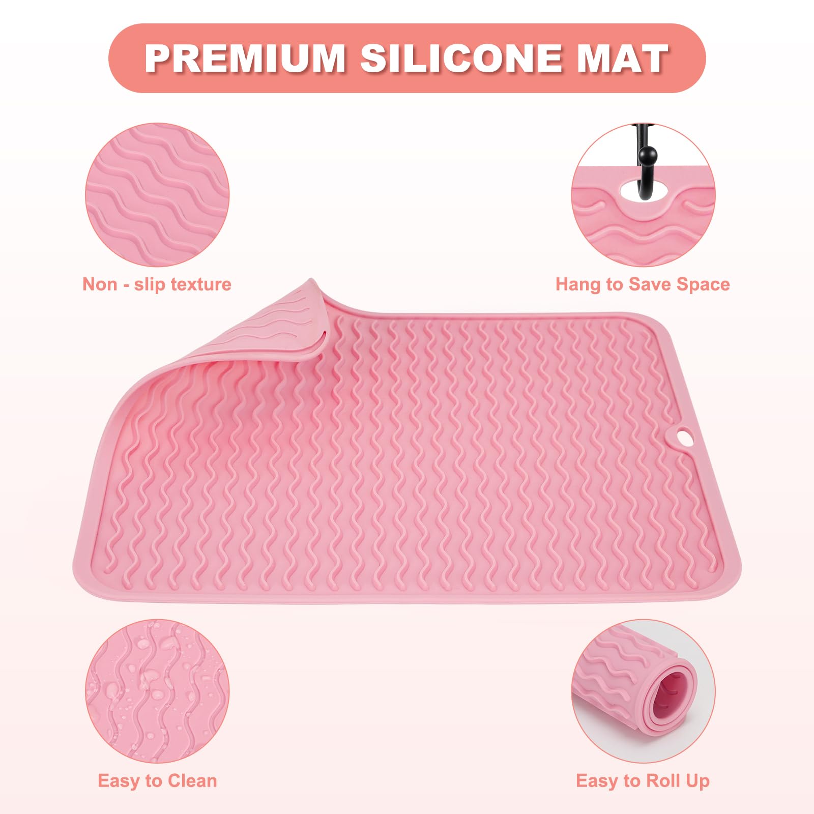 Arsmonjeal mat con cierre velcro para almacenamiento y transporte.