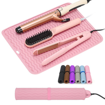 Arsmonjeal mat grande para herramientas de peinado, protección de superficies.