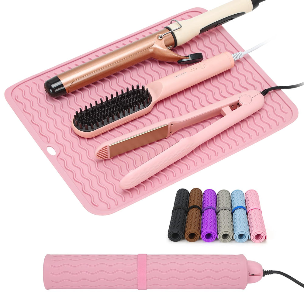 Arsmonjeal mat grande para herramientas de peinado, protección de superficies.