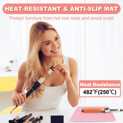 Arsmonjeal mat silicona resistente al calor hasta 250°C para planchas.