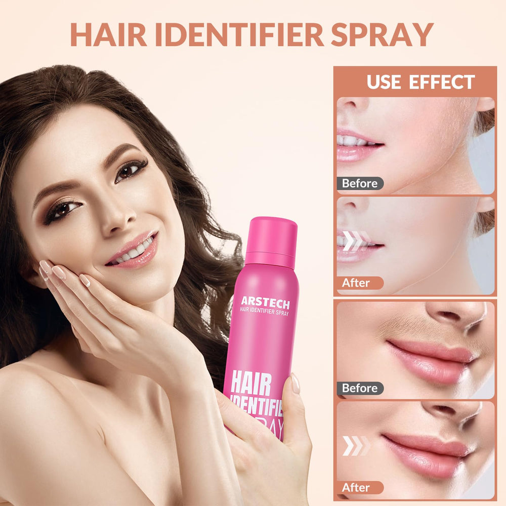 Arstech dermaplaning kit illustration shows gentle exfoliation for radiant skin.