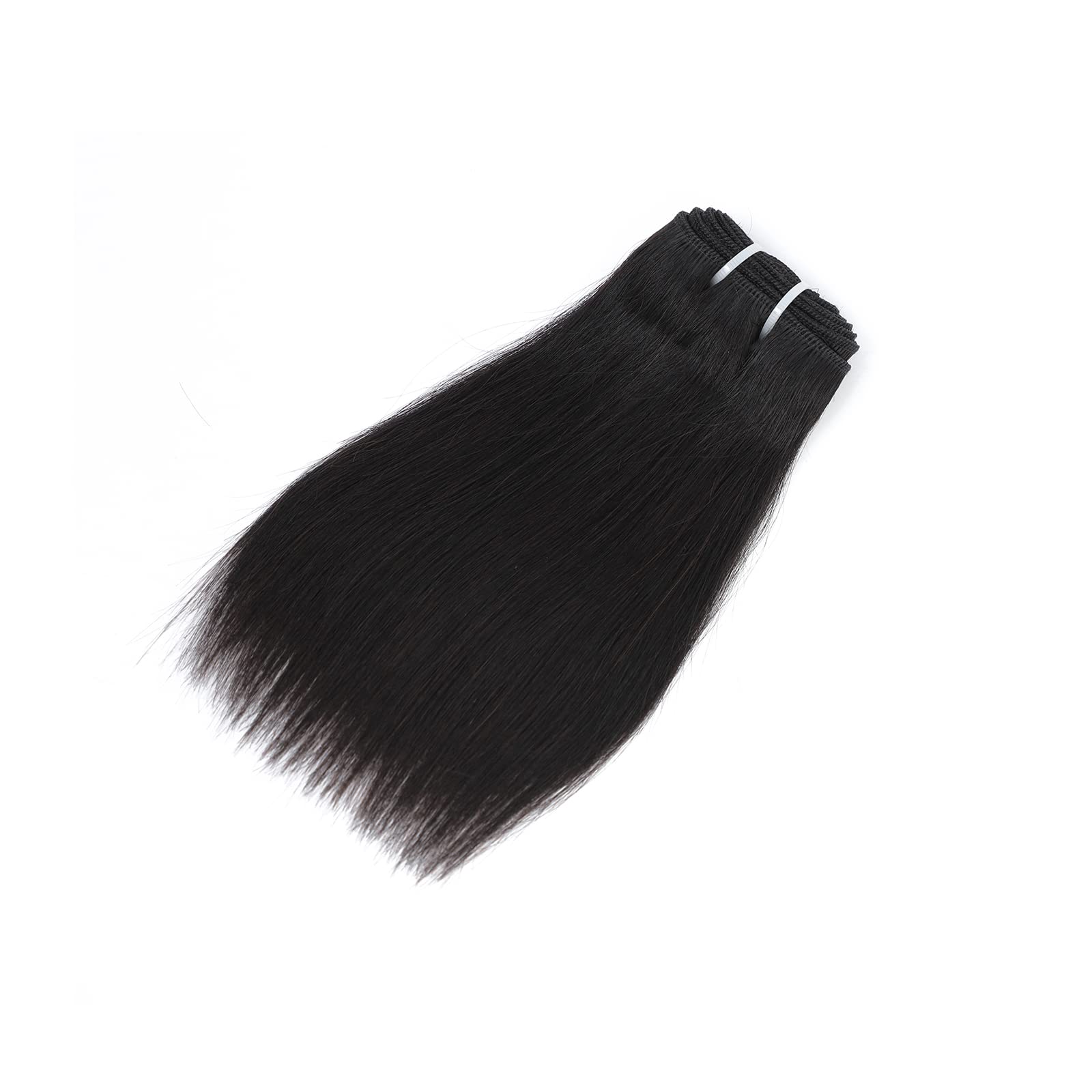 Art Show Hair paquetes de 50 g 8 pulgadas, cabello humano liso para volumen