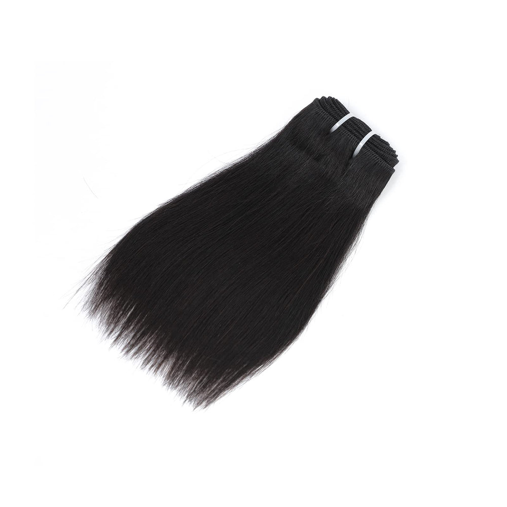 Art Show Hair paquetes de 50 g 8 pulgadas, cabello humano liso para volumen