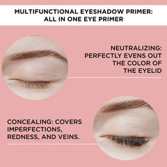ARTDECO primer todo en uno para ojos potencia pigmentos y previene pliegues.