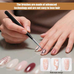 Artdone brochas diseños patrones uñas para crear motivos rapidos