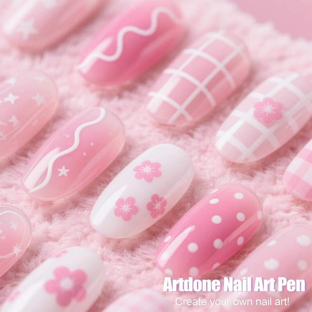 Artdone brochas para gel y acrílico, versátiles para uñas profesionales.
