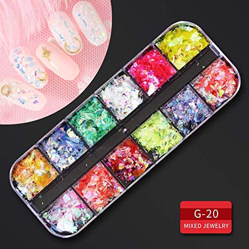 Artdone copos arcoíris para destellos llamativos en nail art