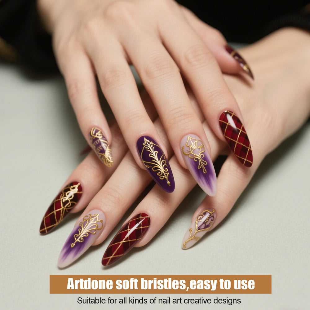 Artdone ferrules cobre doble crimpado garantizan estabilidad de brochas