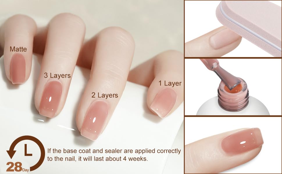 Artdone gel de uñas nude beige, estilo neutro y sofisticado.