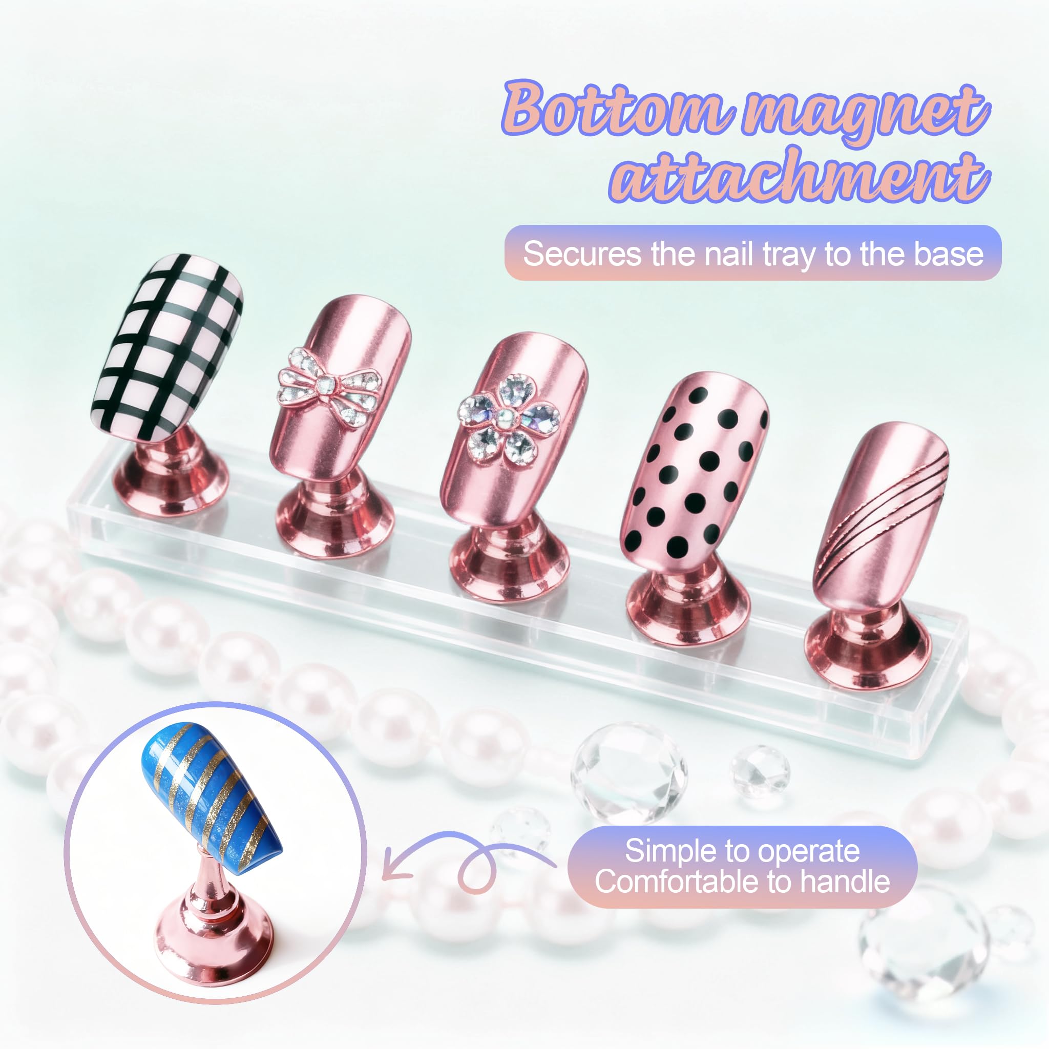 Artdone paleta para mezclar esmaltes y añadir detalles.