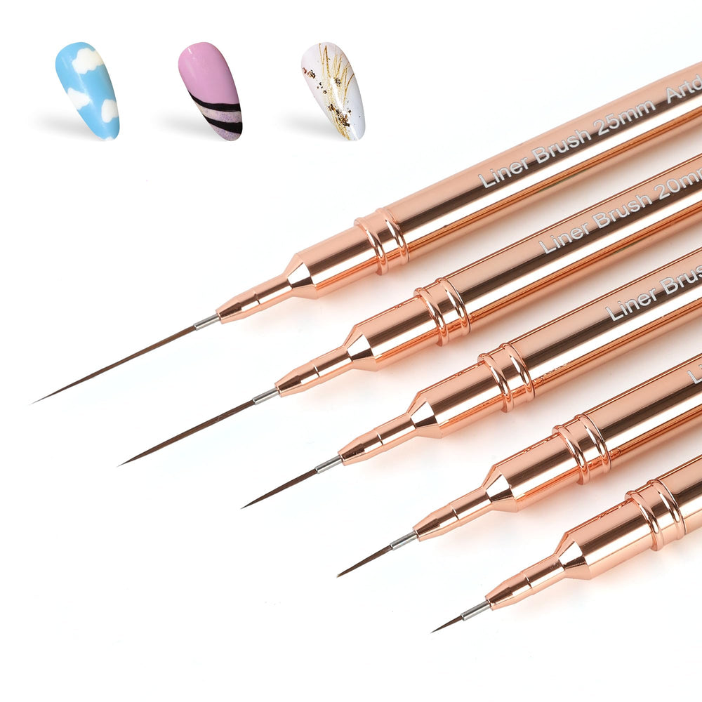 Artdone bolígrafo liner metalico cobre 5mm para trazos finos en uñas