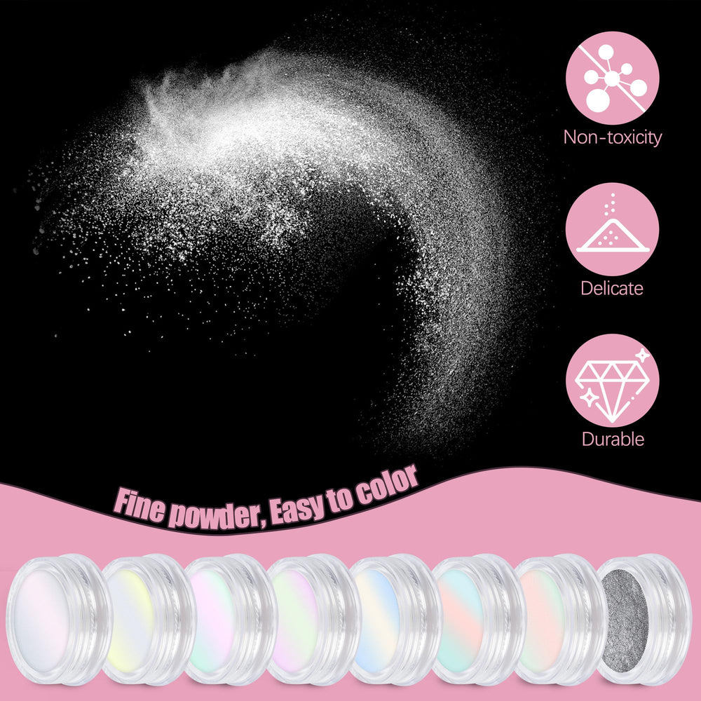 Artdone guía de aplicación: uso con gel de uñas para brillo duradero.