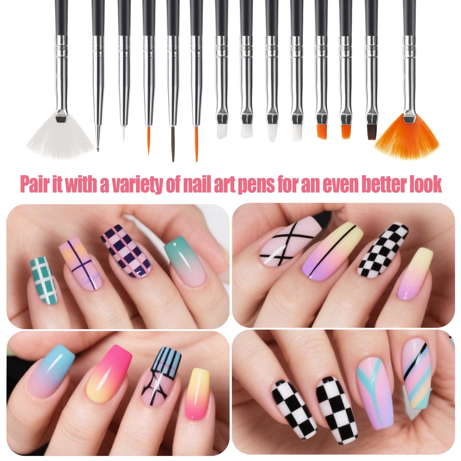 Artdone puntas de punteado para puntos precisos en uñas.