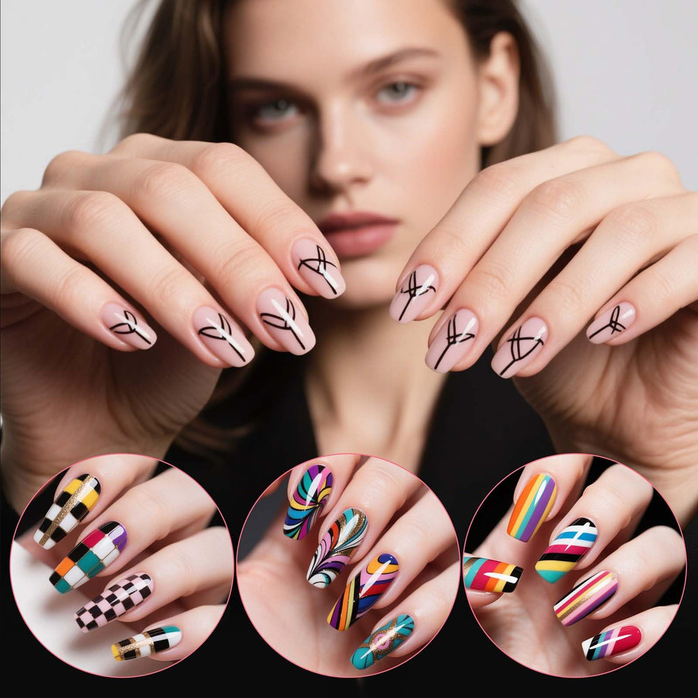 Set de delineadores Artdone para manos profesionales en uñas.