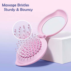 Arthaxi espejo de maquillaje portátil rosa kawaii listo para retoques