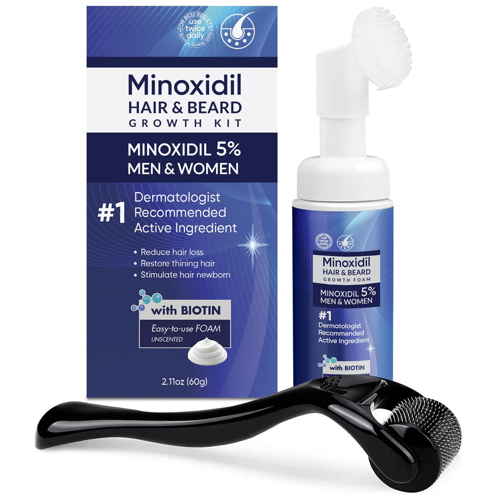 Artimore Minoxidil 5% Espuma: aplicación diaria para estimular el crecimiento capilar.