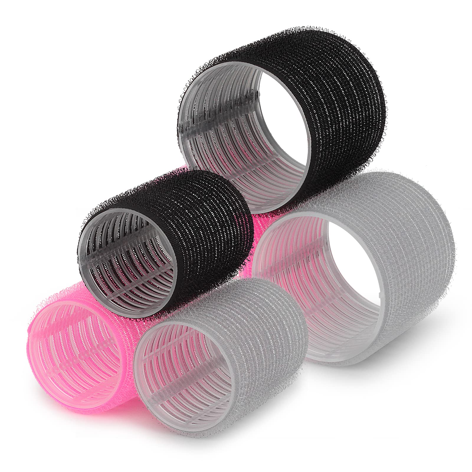 ARTIRNANOG rodillos sin calor 44mm para cabello medio, ondas definidas y sin dañar
