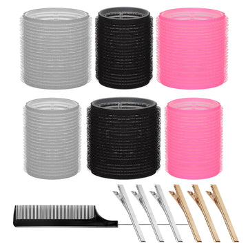 ARTIRNANOG rodillos sin calor 64mm para cabello largo, crea rizos suaves sin calor