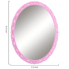 ARTLYMERS Espejo magnético de cristal real para taquilla, reflejo claro.