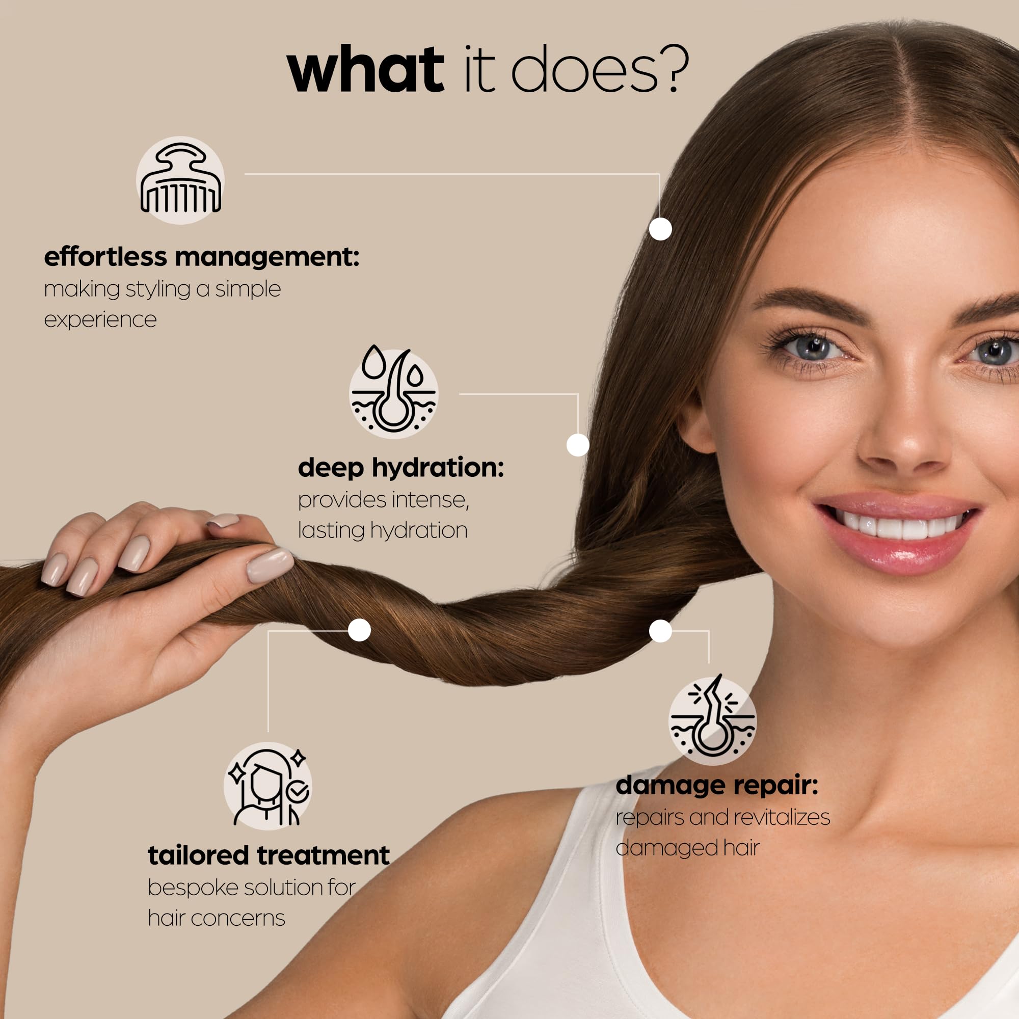 Artnaturals Aplicación: gotero facilita la distribución en el cabello.
