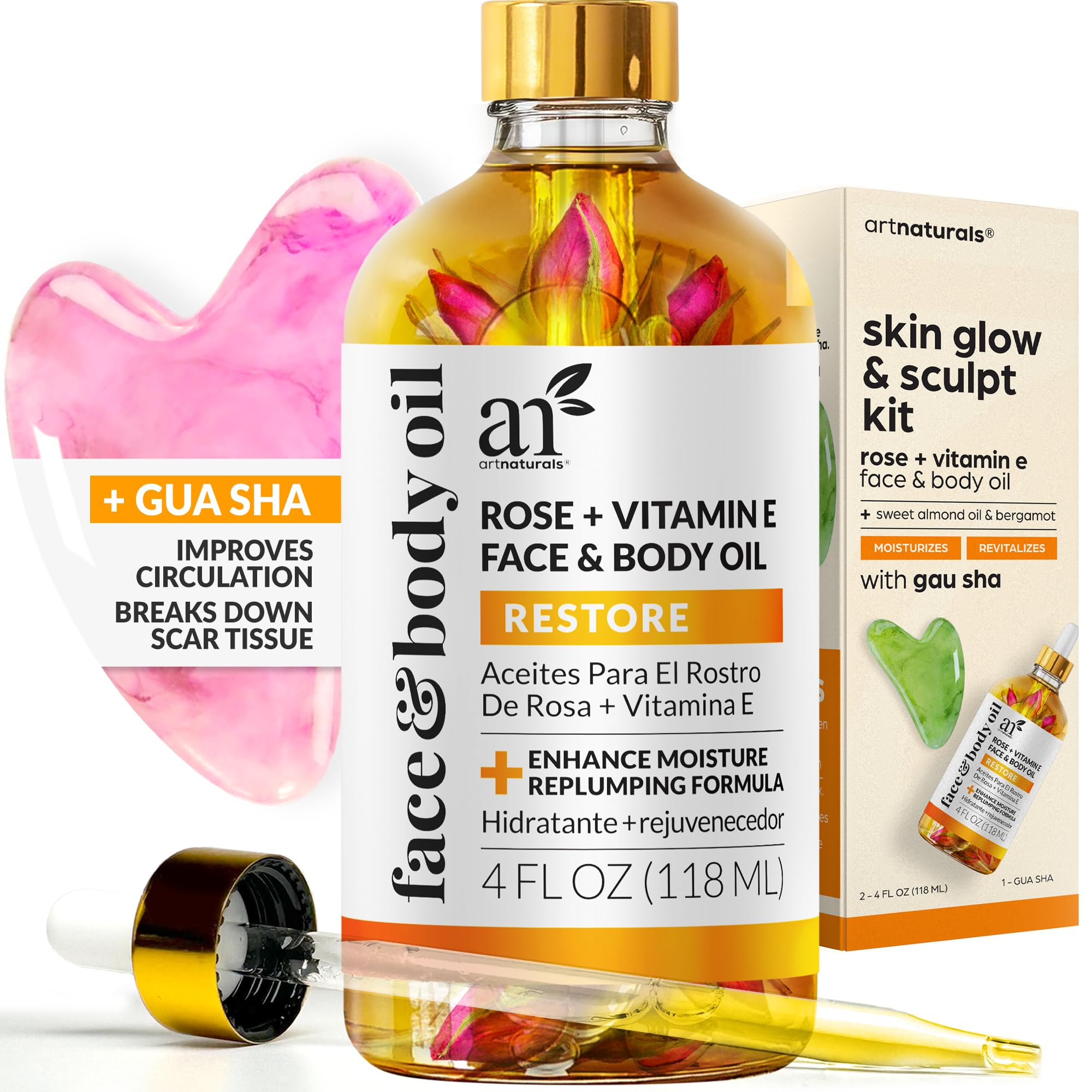 ArtNaturals aceite-vitamina-e-4oz para piel suave y nutrida.