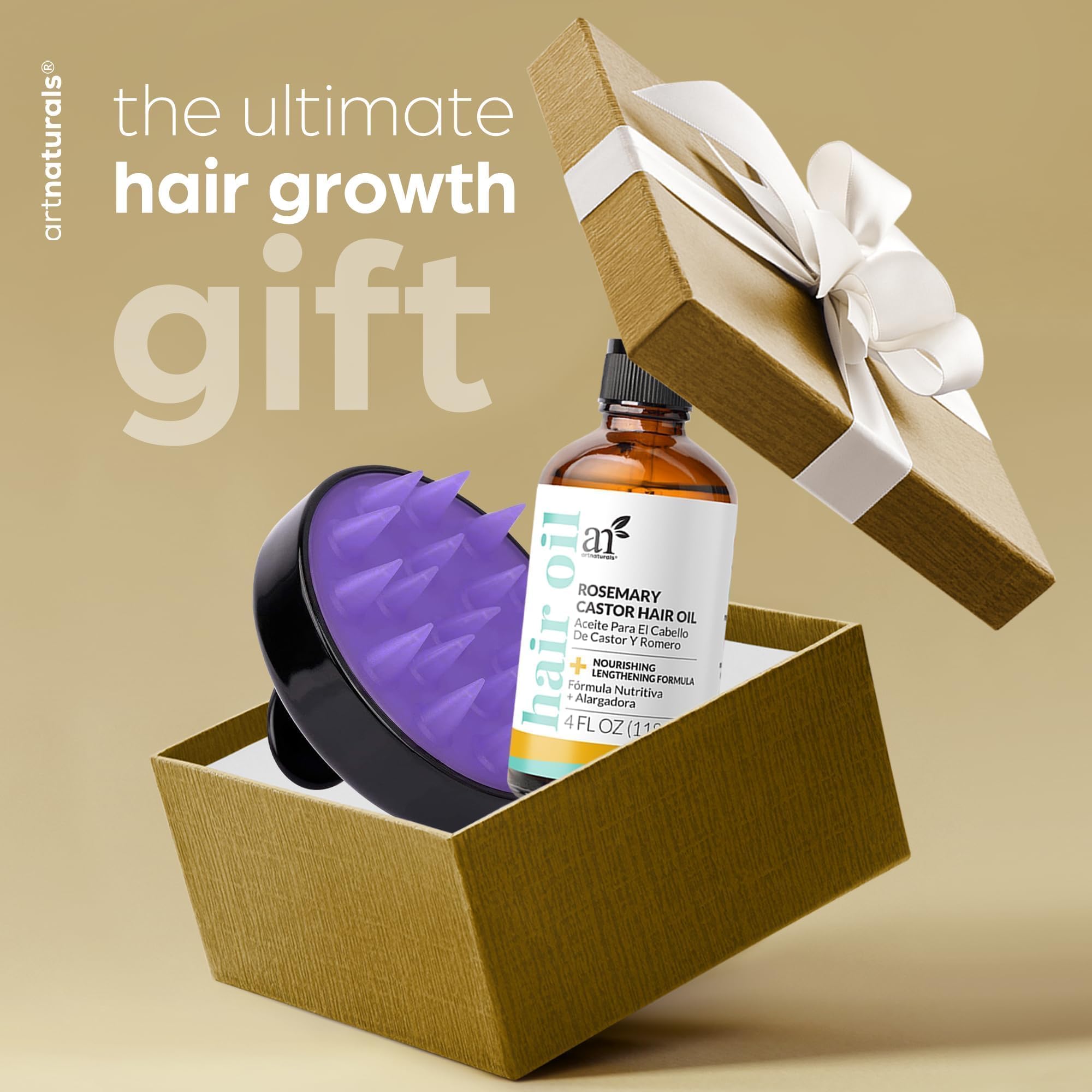 Artnaturals aplicación diaria para cabello más fuerte.