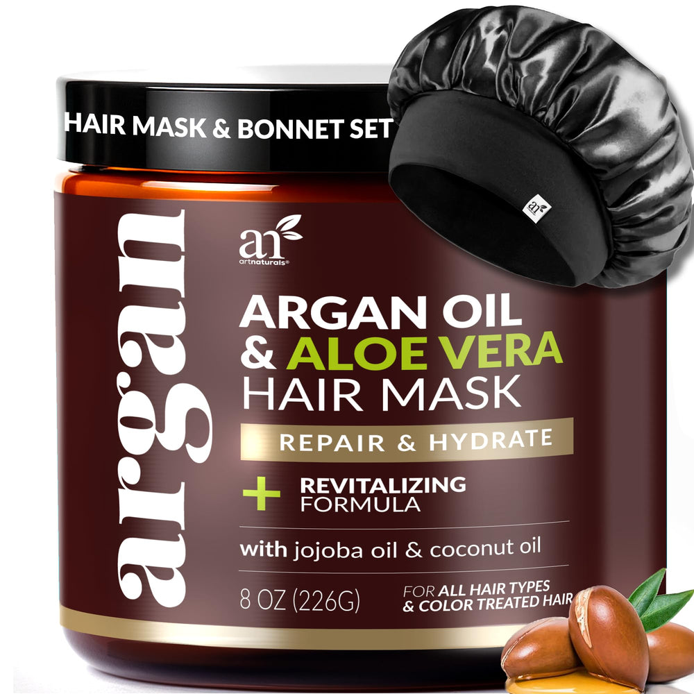 Artnaturals mascarilla capilar argán y jojoba para cabello suave y nutrido