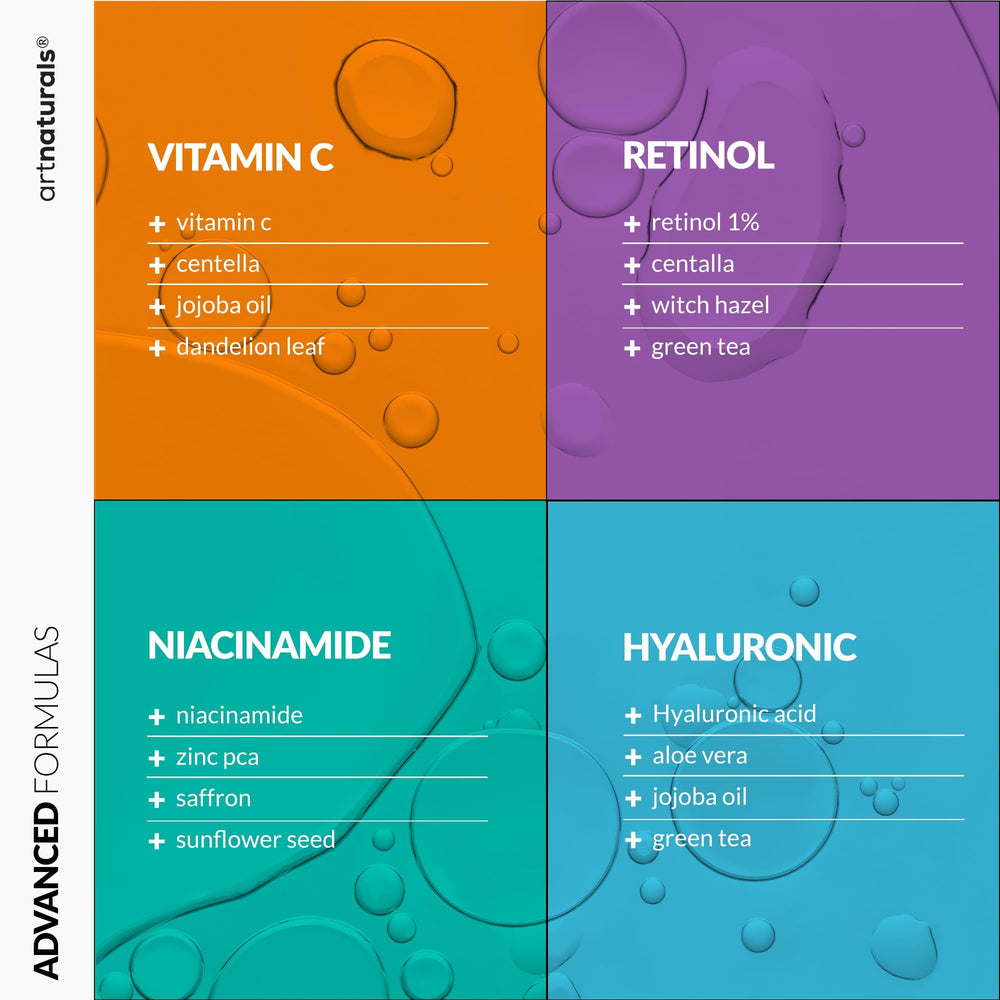 Artnaturals sérum niacinamide - bouteille uniformiser le teint