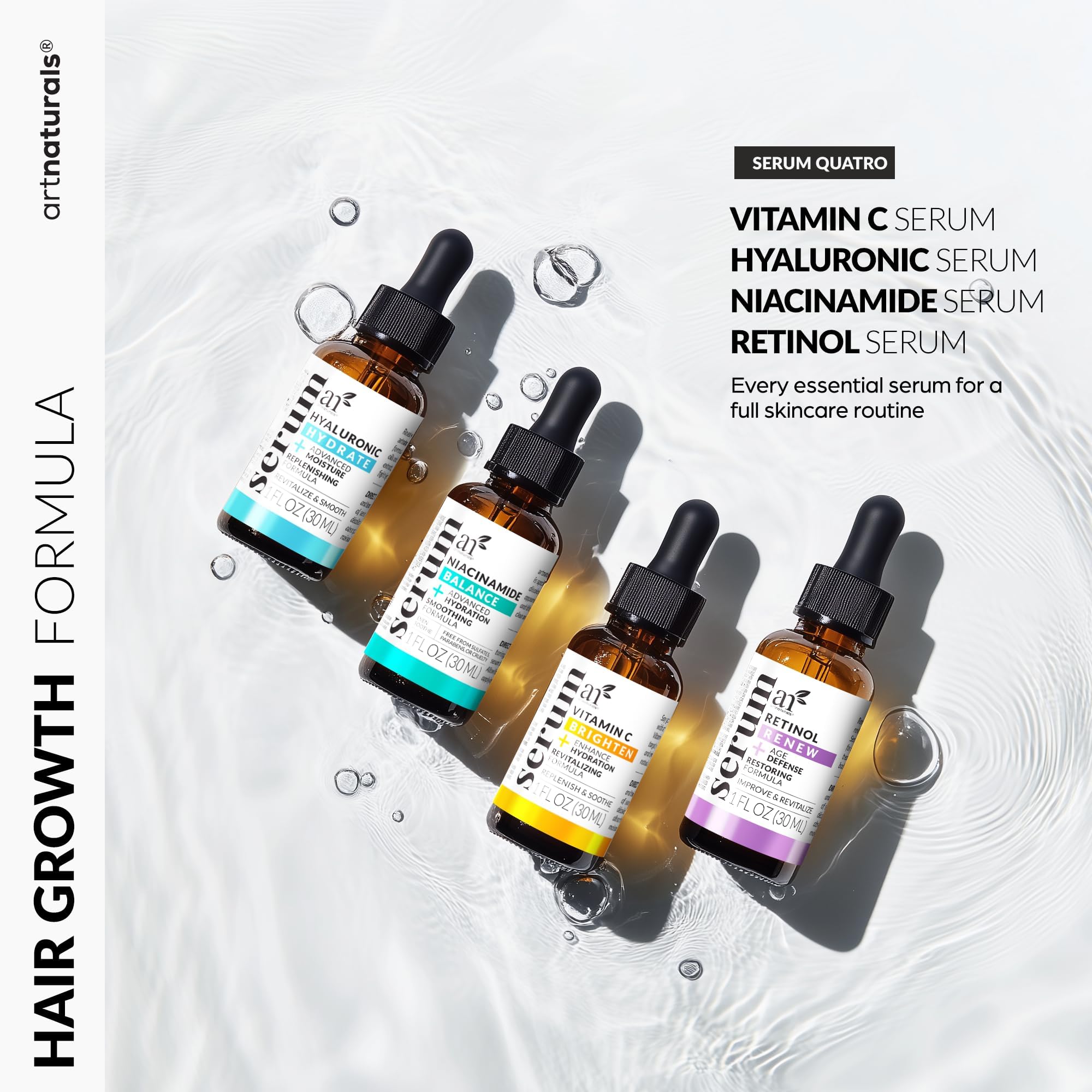Artnaturals sérum retinol - flacon ridules et fermeté