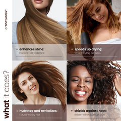Artnaturals spray para cabello sin sulfatos, mantiene brillo y suavidad