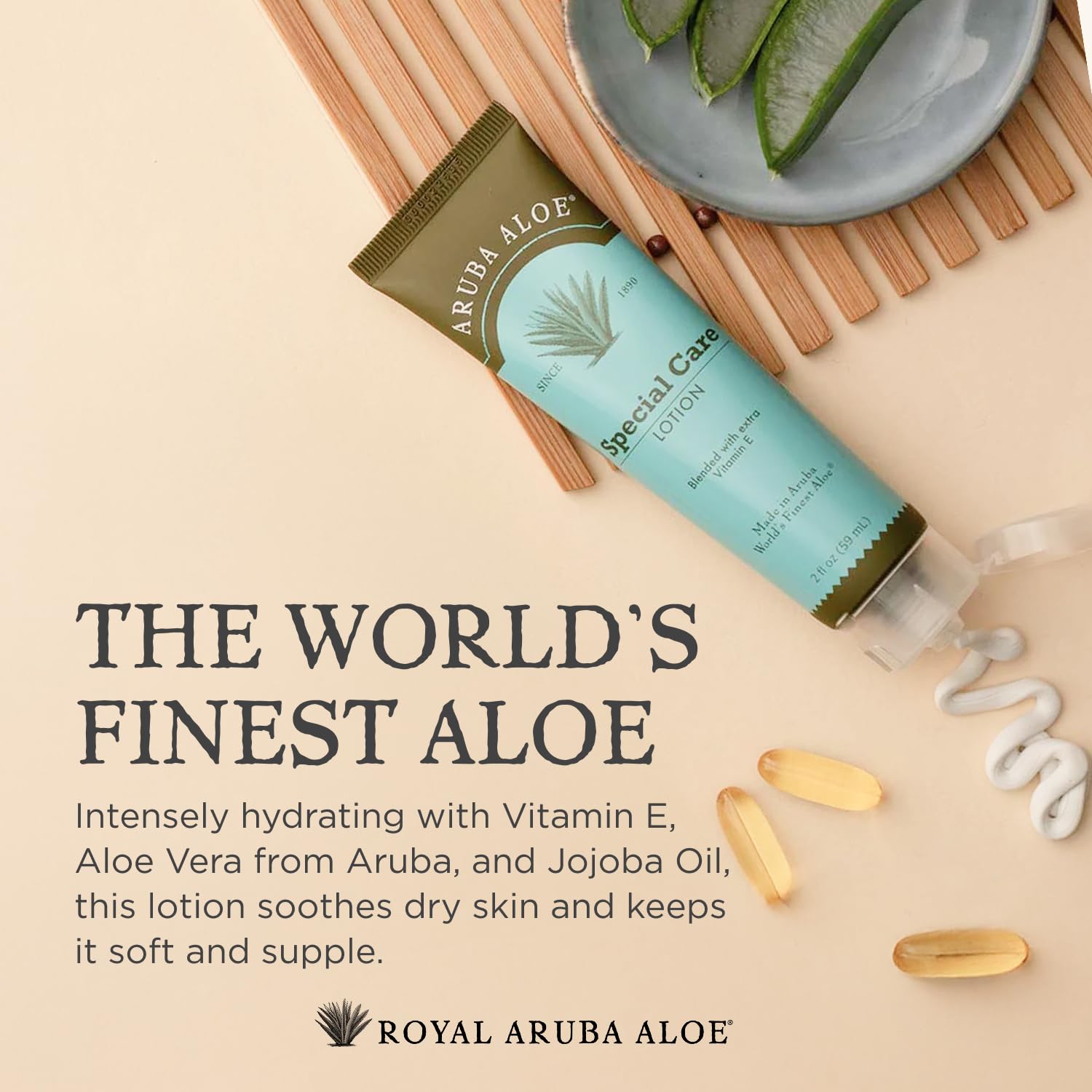 Loción Aruba Aloe Especial: textura suave para una piel cómoda.