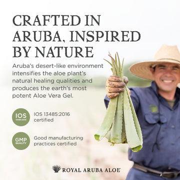 Loción Aruba Aloe Especial - vitamina E para soporte antioxidante de la piel.