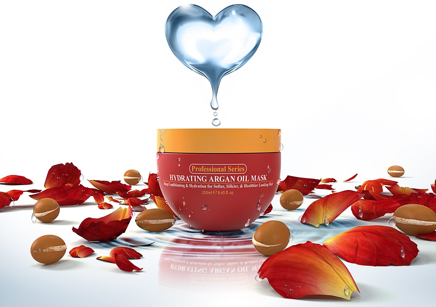 Arvazallia Mascarilla, envase práctico de 8.45 oz para uso en casa.