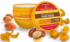 Arvazallia Mascarilla Rejuvenecedora aplicación suave para cabello teñido y manejable